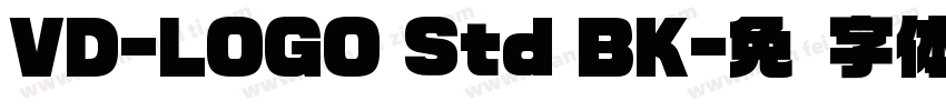 VD-LOGO Std BK字体转换